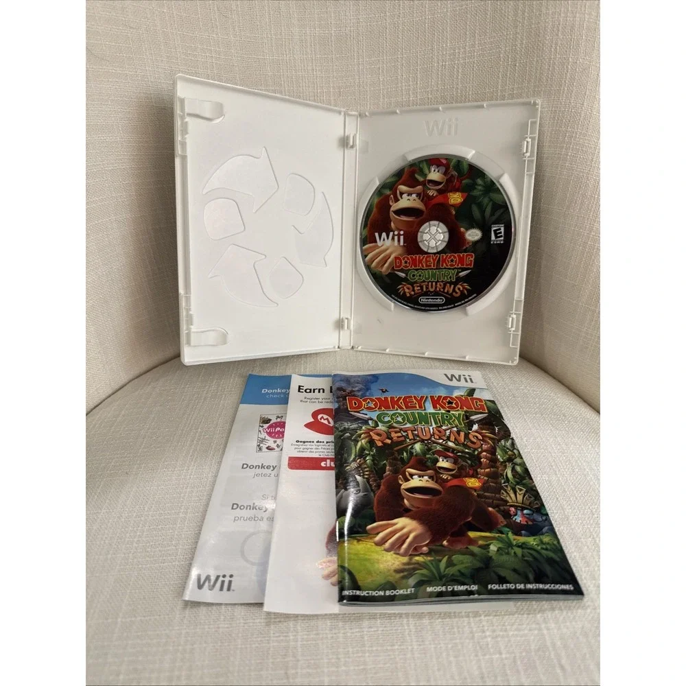 Donkey Kong Country Returns (Nintendo Wii‎ 2010) TESTED & COMPLETE